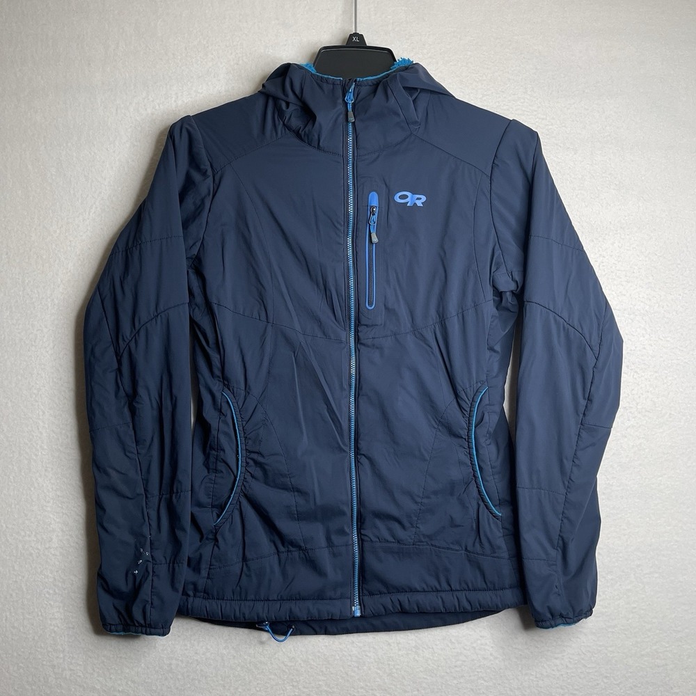 Outdoor Research Ascendant Hoody Womens S Navy Blue Polartec Alpha Jacket